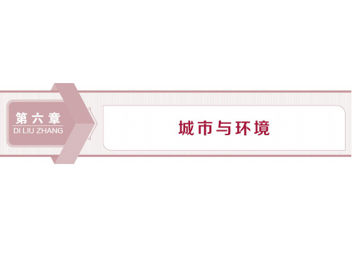 2020版浙江新高考地理选考大一轮复习(课件+检测)：1 第22讲 城市空间结构