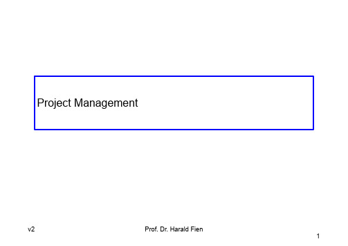 Project Management_by_Harald Fien