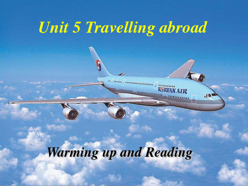 人教版高中英语选修七 Unit5 Warming up and ReadingPPT课堂课件(29页