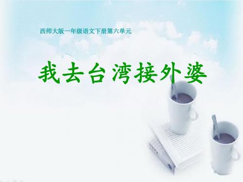 《我去台湾接外婆》PPT课件 (共13张PPT)