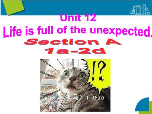 2019精品教育Unit_12_Life_is_full_of_the_unexpected.SectionA物理