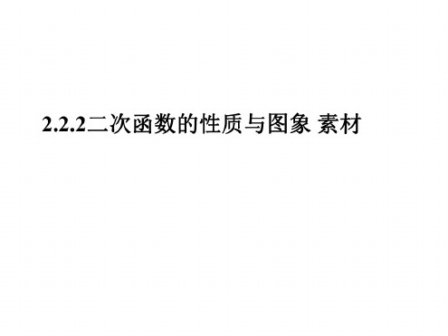 高一数学二次函数的性质与图象1