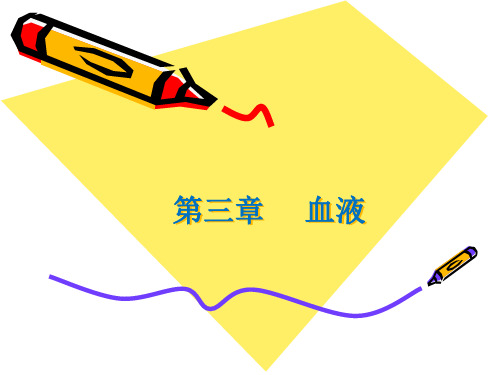 中职《生理学》课件第三章  血液