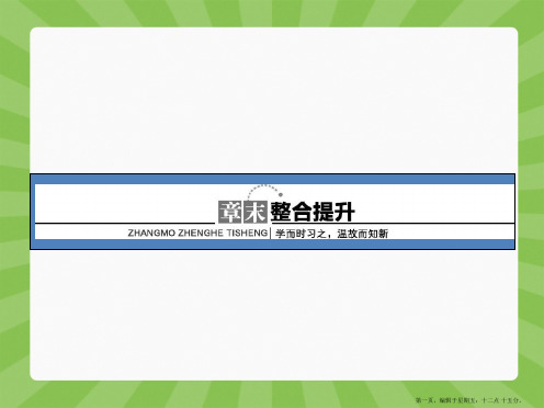 2015高中数学选修2-2课件 章末整合提升2