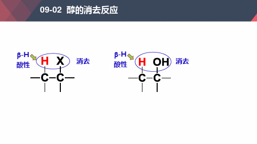 醇的消去反应
