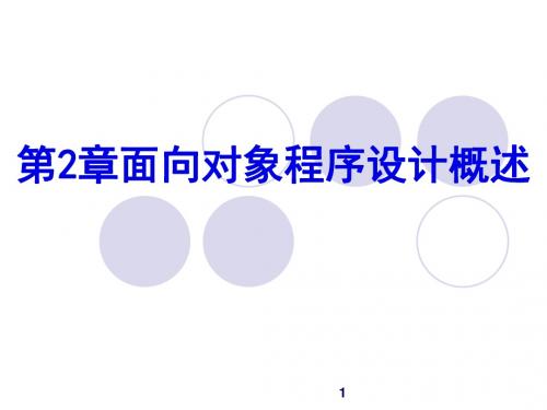 第2章_面向对象程序设计概述