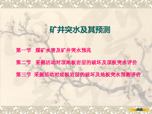矿井突水及其预测PPT课件教程