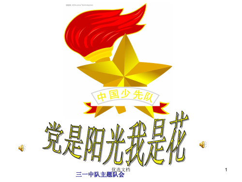 感恩党的主题队会ppt【爆款】.ppt