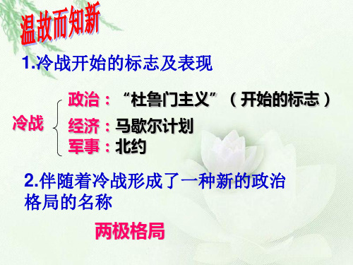 历史九年级下北师大版第13课挑战“两极”课件(15张)-1