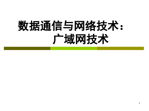 数据通信与网络技术精品PPT课件