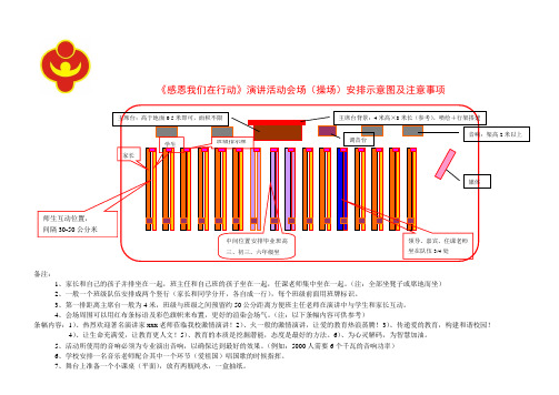 最新 会场(操场)安排示意图0