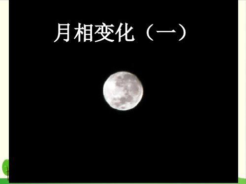 小学六年级下册 - 月相变化教科版 ppt(21张)