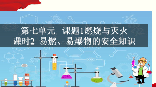 7.1.2 易燃物、易爆物的安全知识(课件)九年级化学上册(人教版)