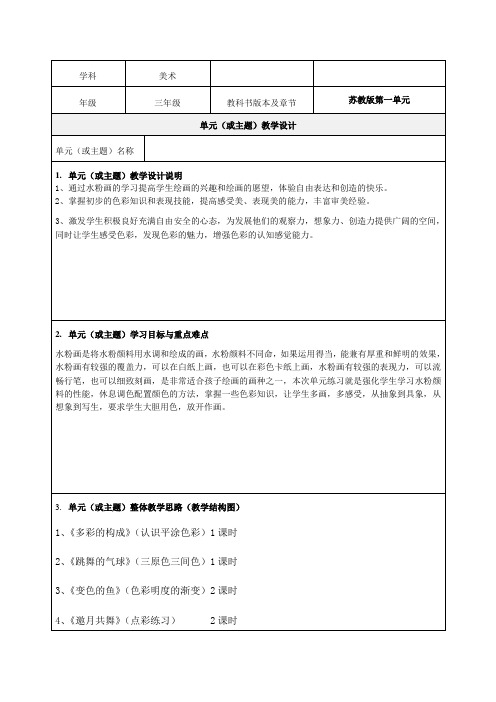 《画感觉》教学设计-优质教案