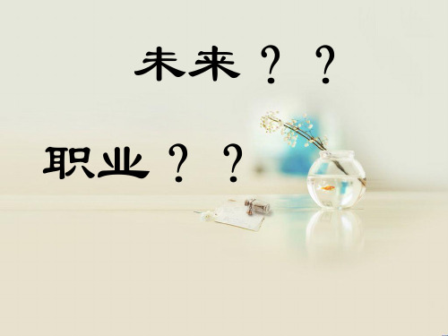 青年在选择职业时的考虑