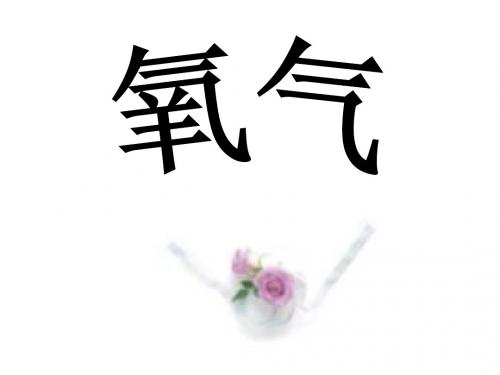 氧气的性质