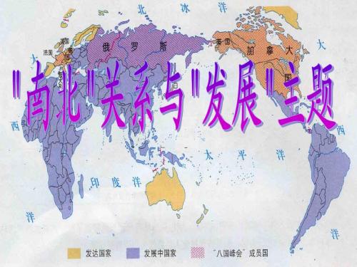 南北关系与发展主题.3ppt