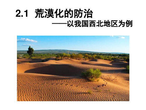 人教版高中地理必修三： 2.1 荒漠化的防治——以我国西北地区为例  课件