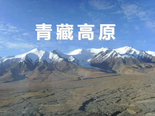《青藏高原》ppt