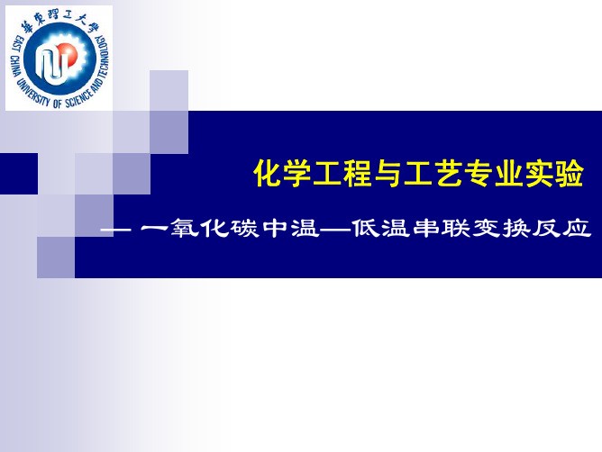 化学工程与工艺专业实验