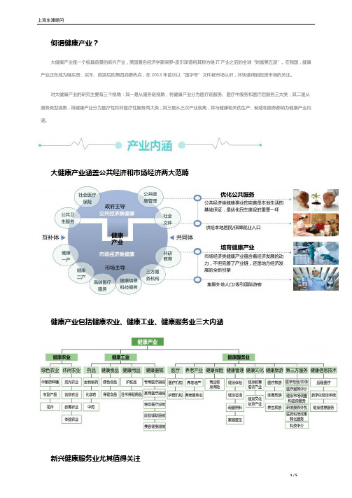 大健康产业——健康城市、健康中国