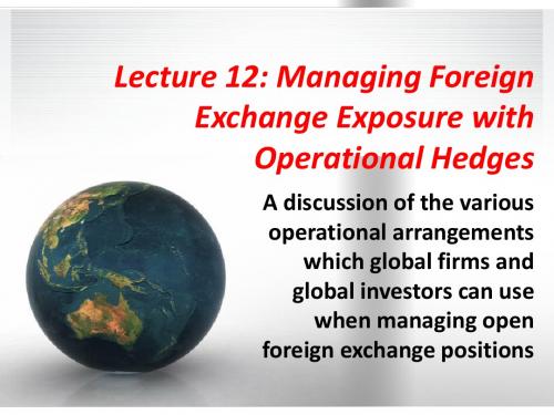 INTERNATIONAL  FINANCE