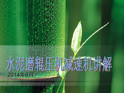水泥磨辊压机减速机