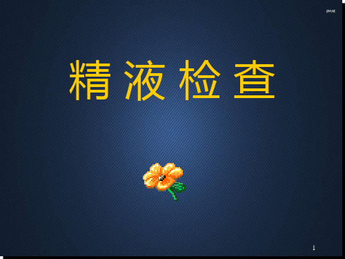 精液检查  ppt课件
