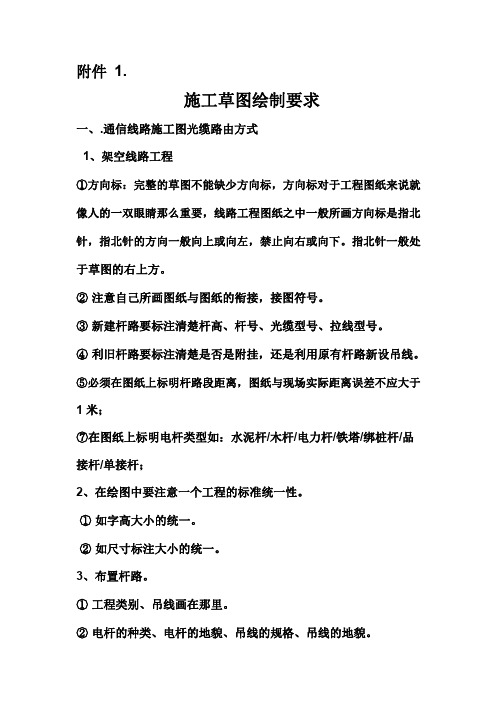 施工草图绘制要求.