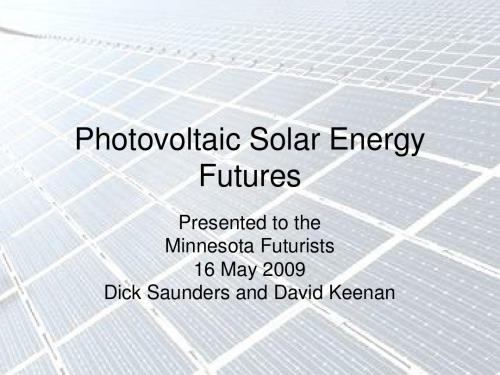 太阳能科技英文课件PhotovoltaicSolarEnergy