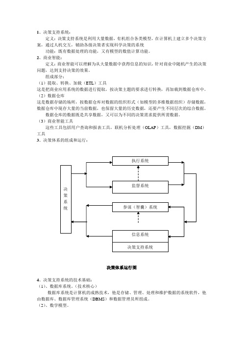 决策支持系统