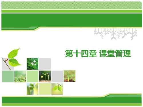 教育心理学-课堂管理PPT