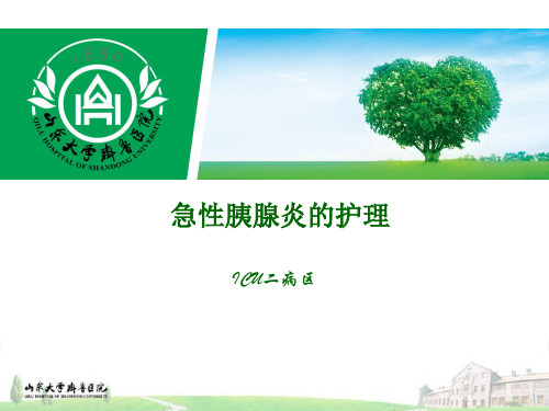 急性胰腺炎的护理