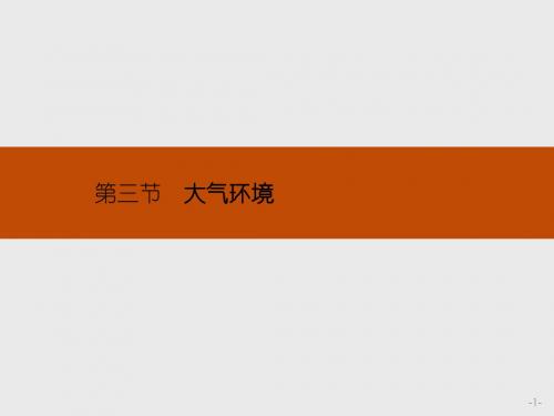 2017-2018高中地理湘教版必修1：2.3.1 对流层大气的受热过程