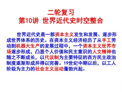 世界近代史时空整合 PPT课件 课件 通用