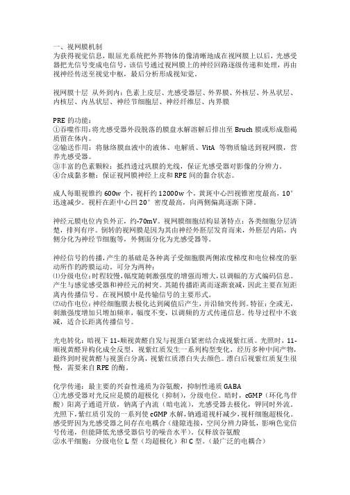 眼科资料：视觉电生理