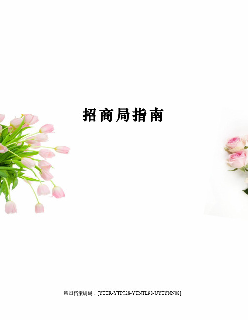 招商局指南