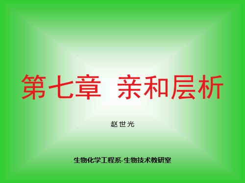 第7章 亲和层析