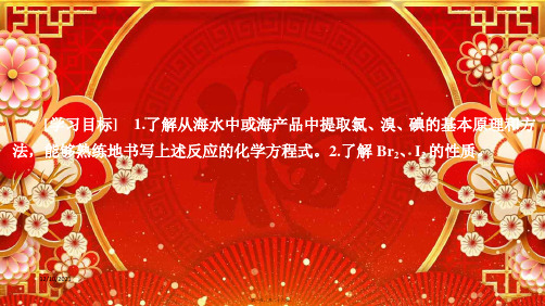 高中化学专题2从海水中获得的化学物质第一单元氯、溴、碘及其化合物(第4课时)