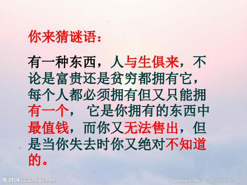 第九课  01 守护生命课件
