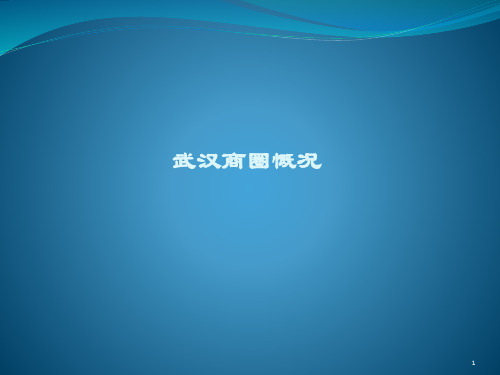湖北武汉商圈介绍