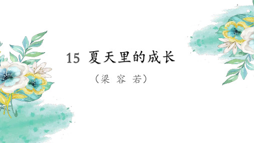 15.夏天里的成长