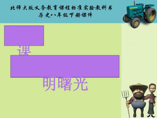 大河流域的文明曙光 PPT课件