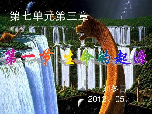 地球上生命的起源,优质课件