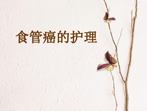 食管癌护理病历讨论