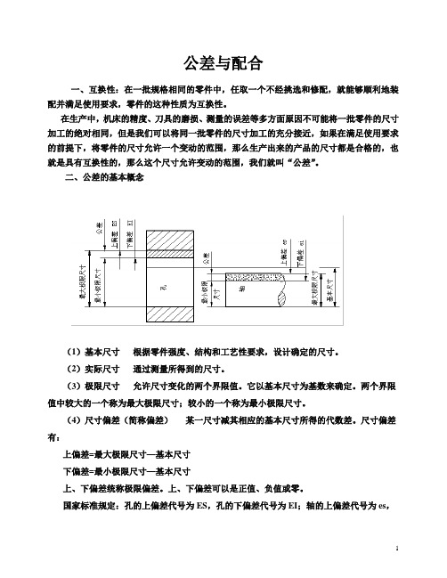 公差与配合