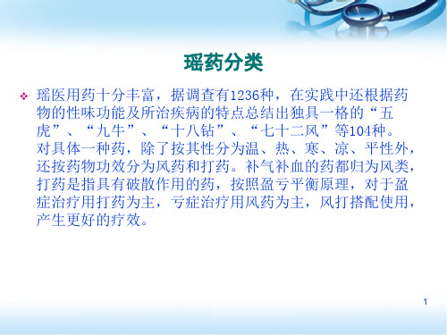 (精选医学PPT)104味瑶药