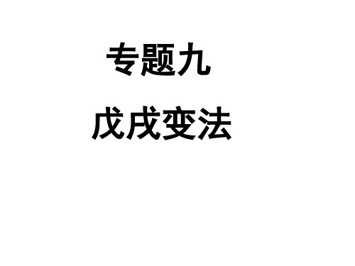 戊戌变法