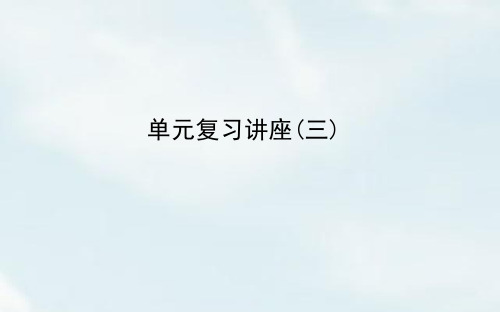 2020版高考政治一轮单元课件：复习讲座(三)