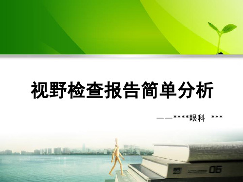 视野报告简单分析 PPT